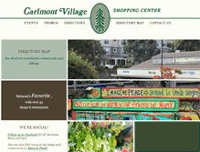 Tablet Screenshot of carlmontvillage.com